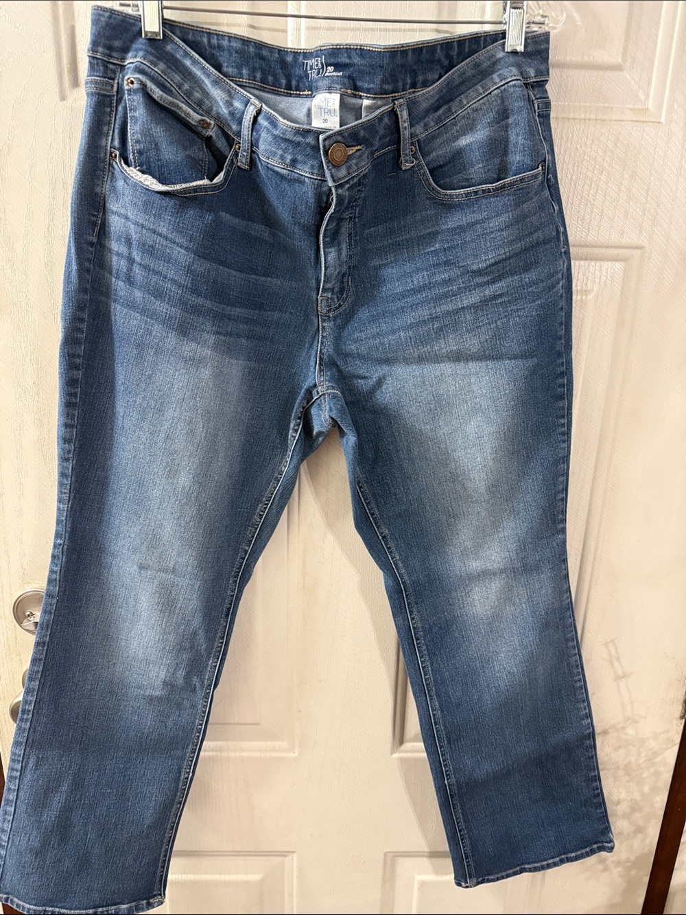 Time and Tru Medium Wash Straight Leg Jeans